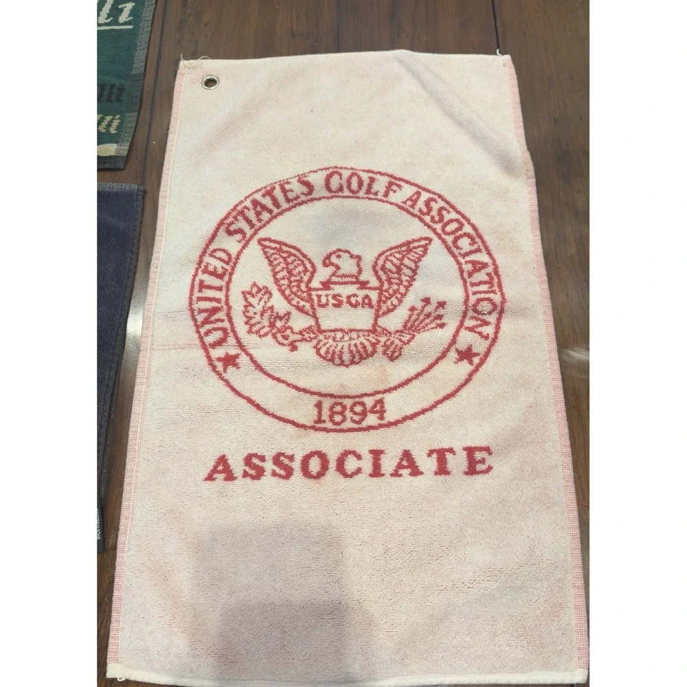 4 Vintage Golf Bag Towels United States Golf Association Member/‎ Kokopelli